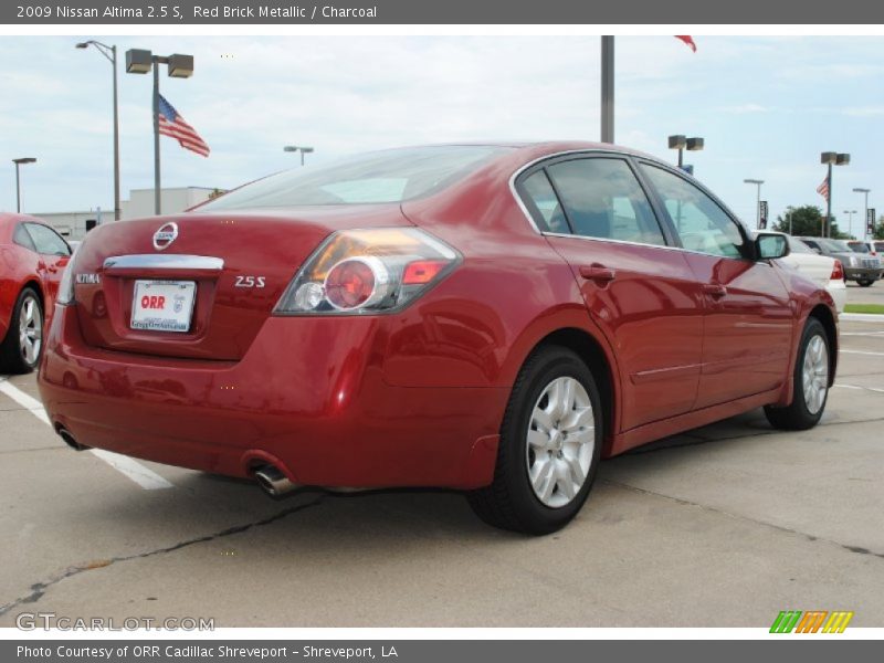 Red Brick Metallic / Charcoal 2009 Nissan Altima 2.5 S