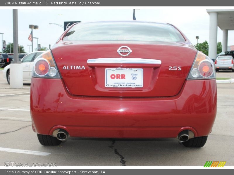 Red Brick Metallic / Charcoal 2009 Nissan Altima 2.5 S