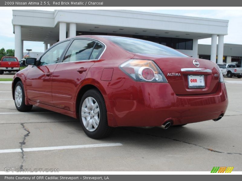 Red Brick Metallic / Charcoal 2009 Nissan Altima 2.5 S