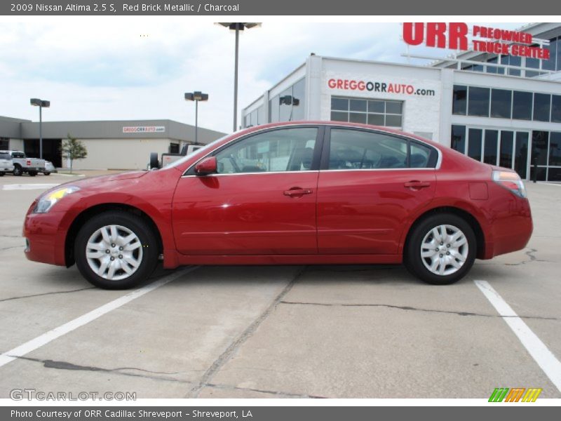 Red Brick Metallic / Charcoal 2009 Nissan Altima 2.5 S