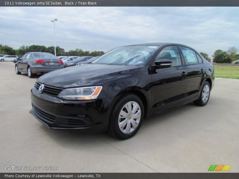 Black / Titan Black 2011 Volkswagen Jetta SE Sedan