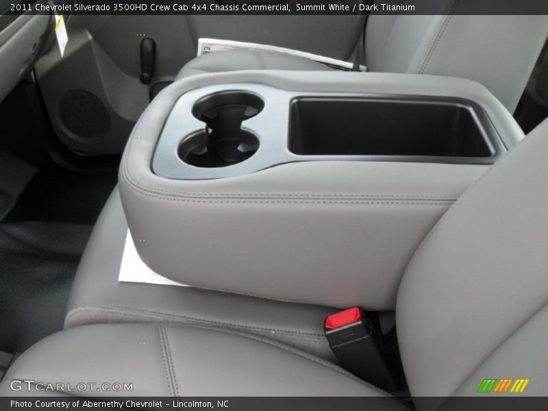 Summit White / Dark Titanium 2011 Chevrolet Silverado 3500HD Crew Cab 4x4 Chassis Commercial