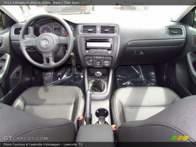 Dashboard of 2011 Jetta SE Sedan