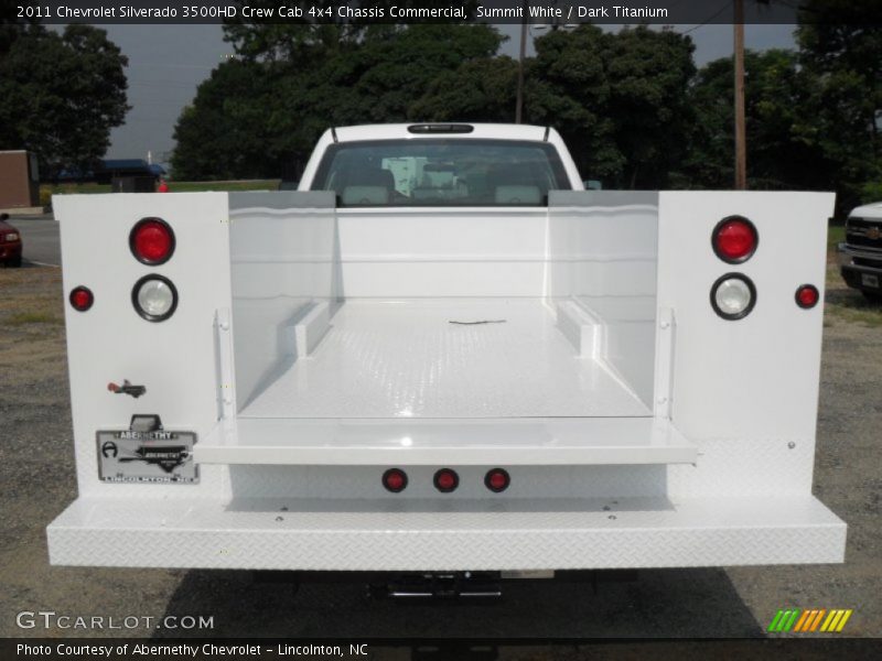 Summit White / Dark Titanium 2011 Chevrolet Silverado 3500HD Crew Cab 4x4 Chassis Commercial