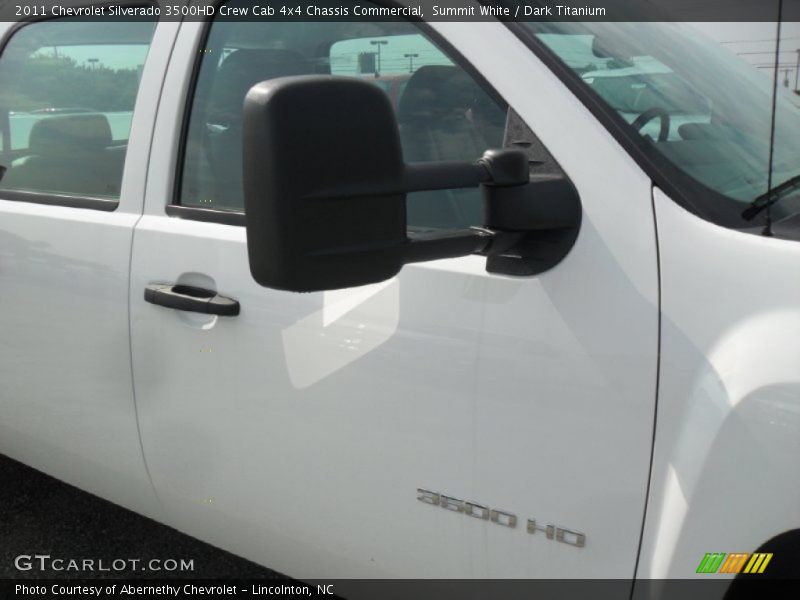 Summit White / Dark Titanium 2011 Chevrolet Silverado 3500HD Crew Cab 4x4 Chassis Commercial