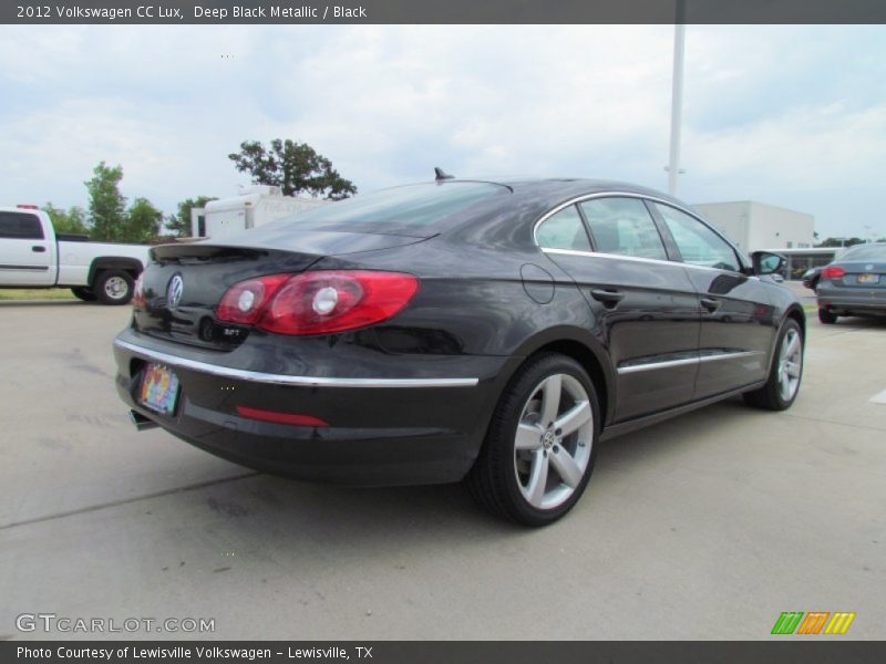 Deep Black Metallic / Black 2012 Volkswagen CC Lux