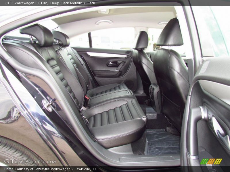 Deep Black Metallic / Black 2012 Volkswagen CC Lux