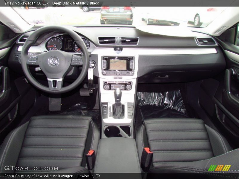 Deep Black Metallic / Black 2012 Volkswagen CC Lux
