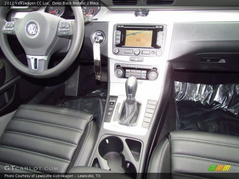 Deep Black Metallic / Black 2012 Volkswagen CC Lux