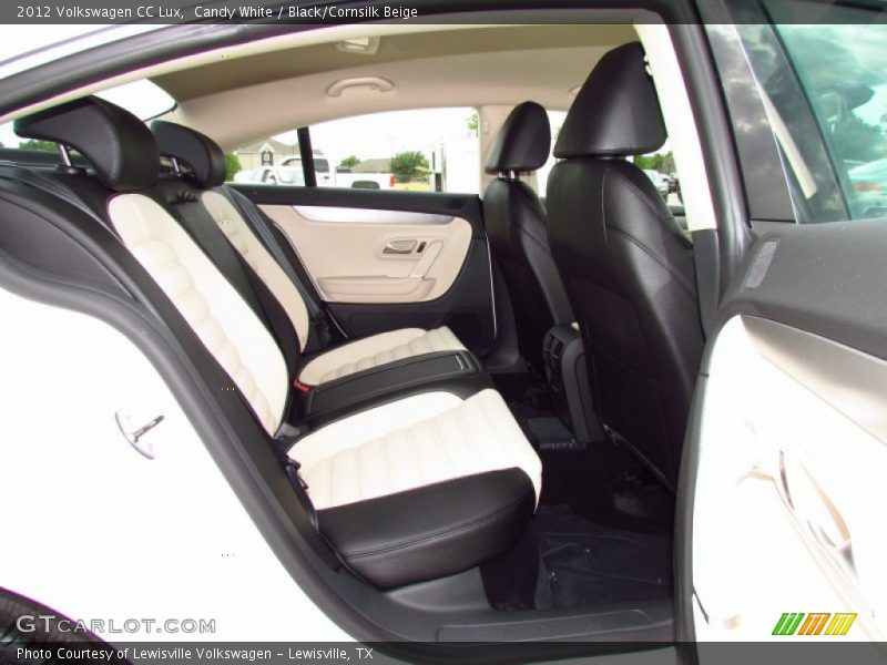 Candy White / Black/Cornsilk Beige 2012 Volkswagen CC Lux
