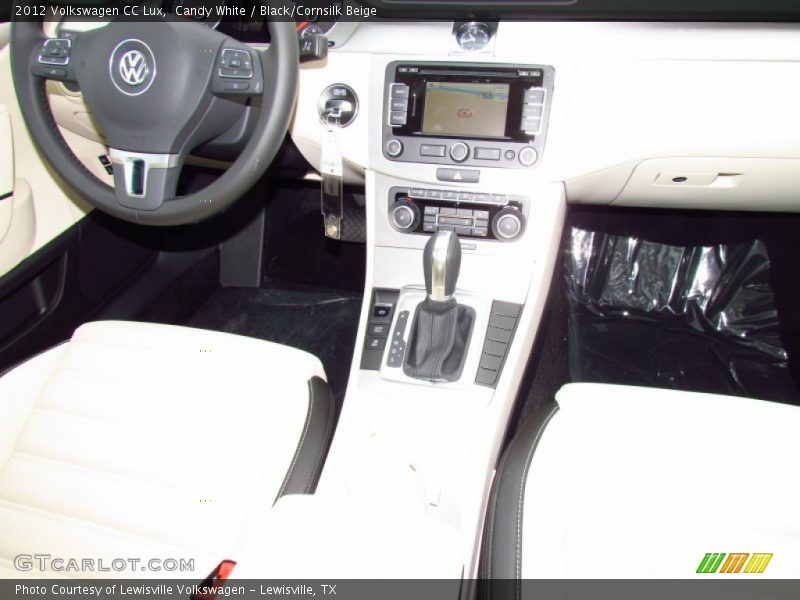 Candy White / Black/Cornsilk Beige 2012 Volkswagen CC Lux