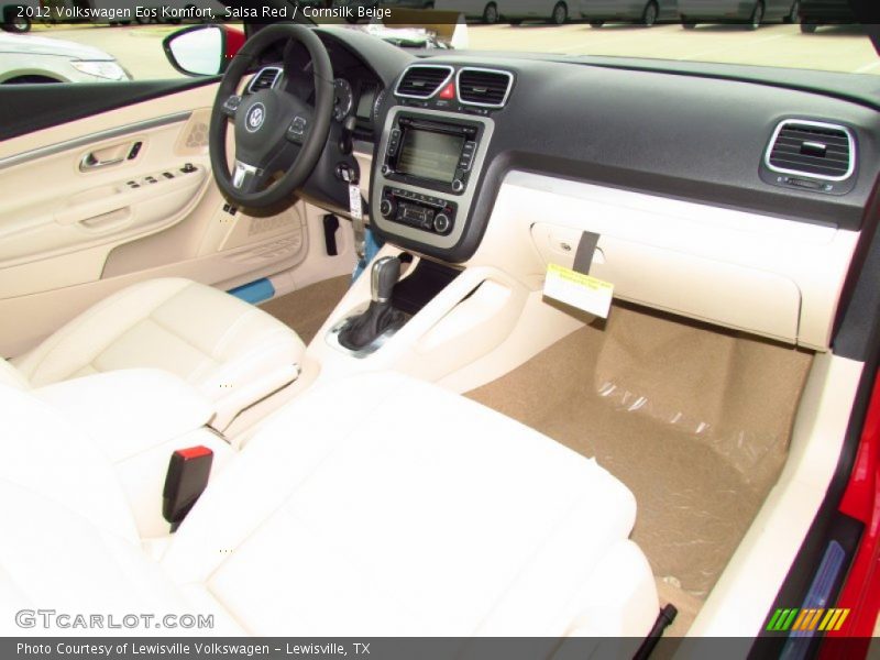 Salsa Red / Cornsilk Beige 2012 Volkswagen Eos Komfort