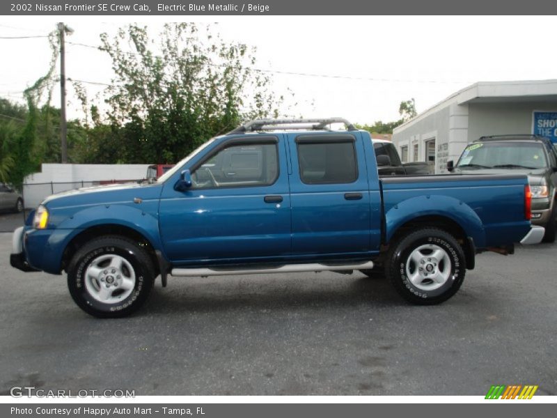  2002 Frontier SE Crew Cab Electric Blue Metallic