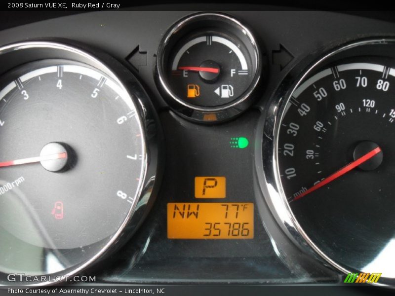Ruby Red / Gray 2008 Saturn VUE XE