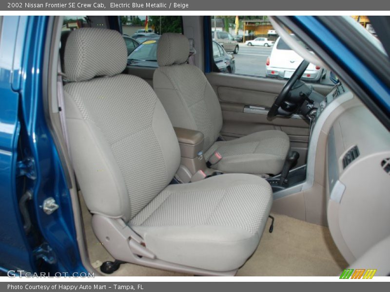  2002 Frontier SE Crew Cab Beige Interior