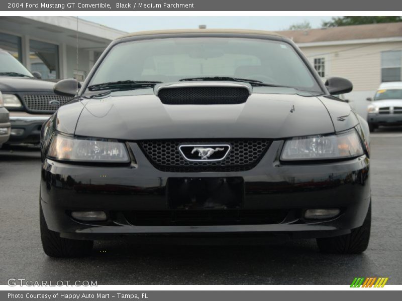 Black / Medium Parchment 2004 Ford Mustang GT Convertible