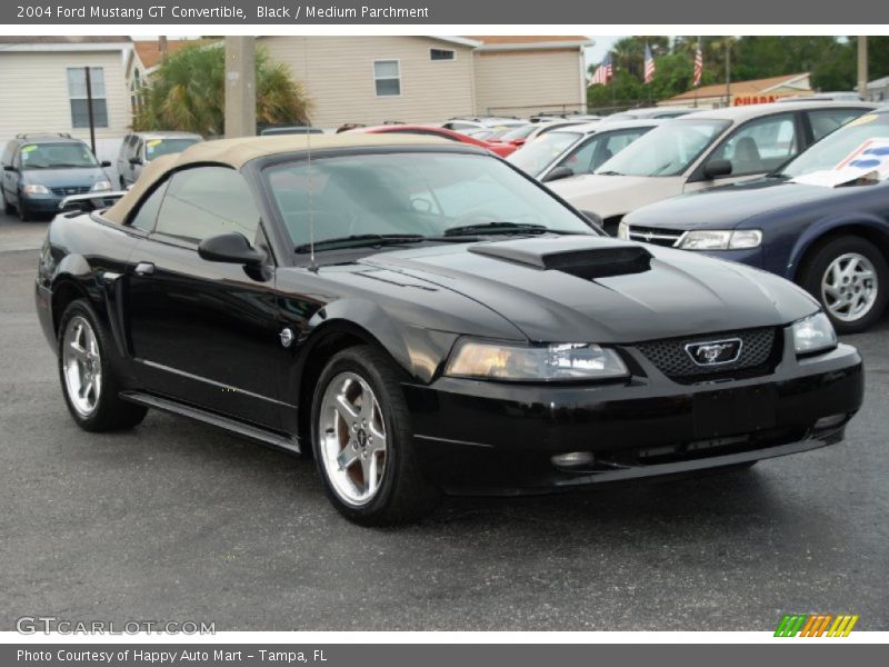 Front 3/4 View of 2004 Mustang GT Convertible