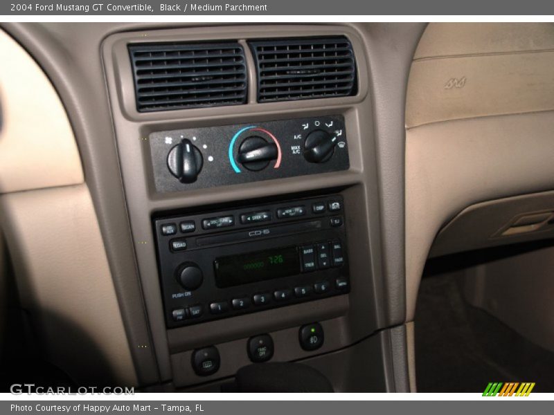Controls of 2004 Mustang GT Convertible