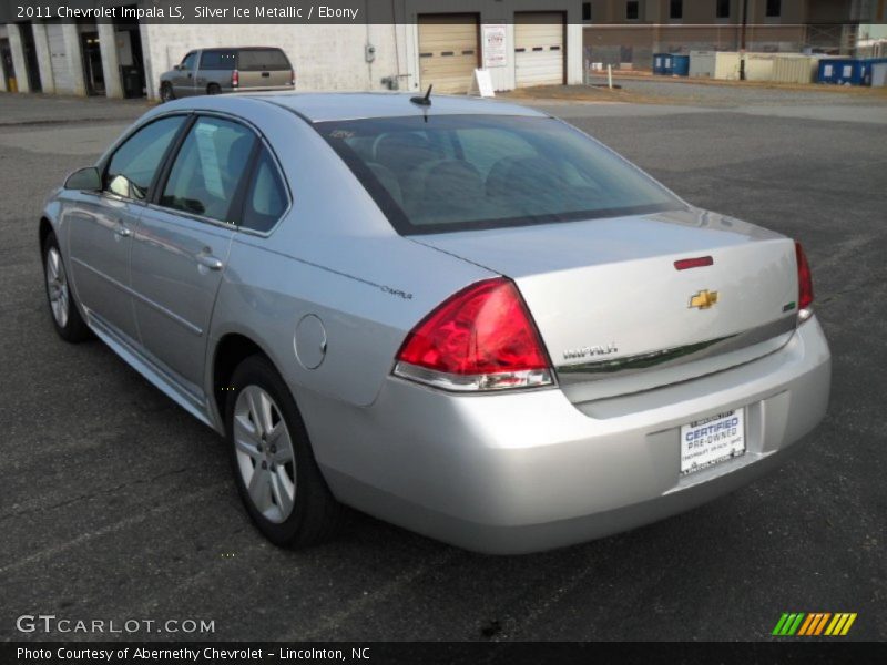 Silver Ice Metallic / Ebony 2011 Chevrolet Impala LS