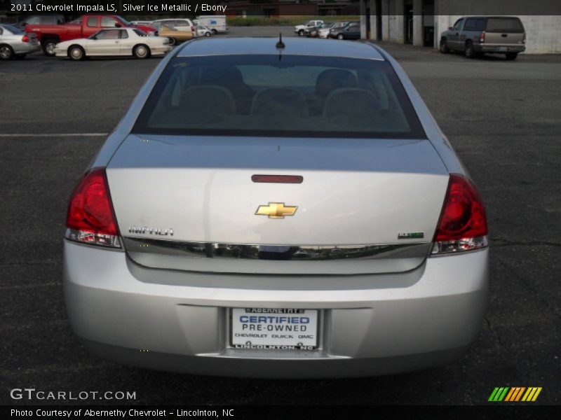 Silver Ice Metallic / Ebony 2011 Chevrolet Impala LS