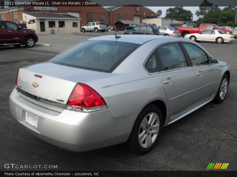 Silver Ice Metallic / Ebony 2011 Chevrolet Impala LS