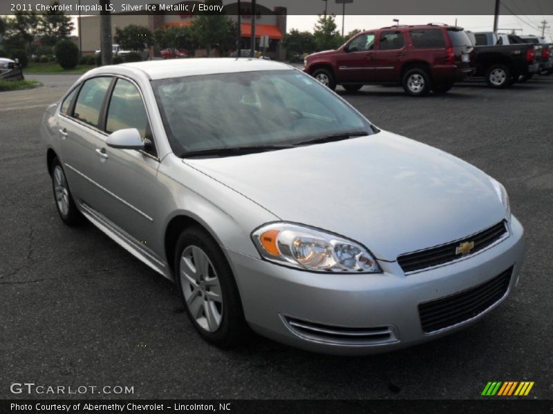 Silver Ice Metallic / Ebony 2011 Chevrolet Impala LS