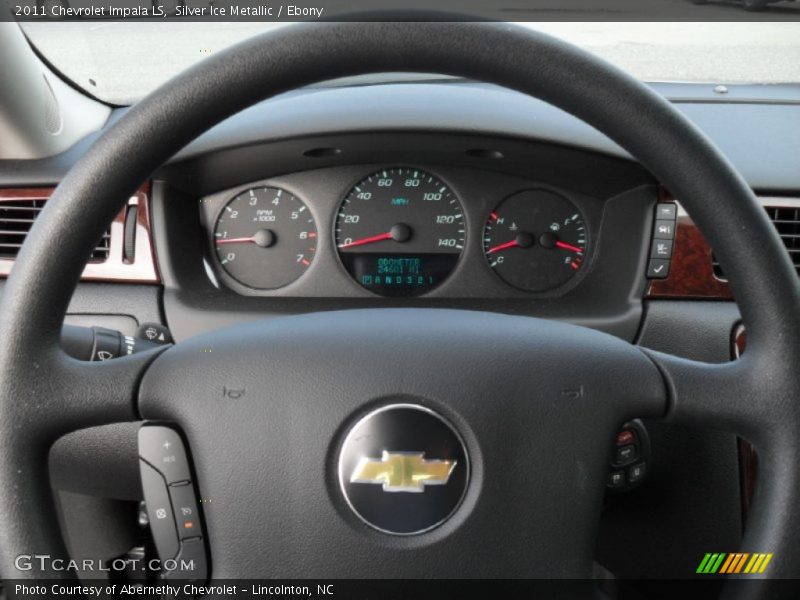 Silver Ice Metallic / Ebony 2011 Chevrolet Impala LS