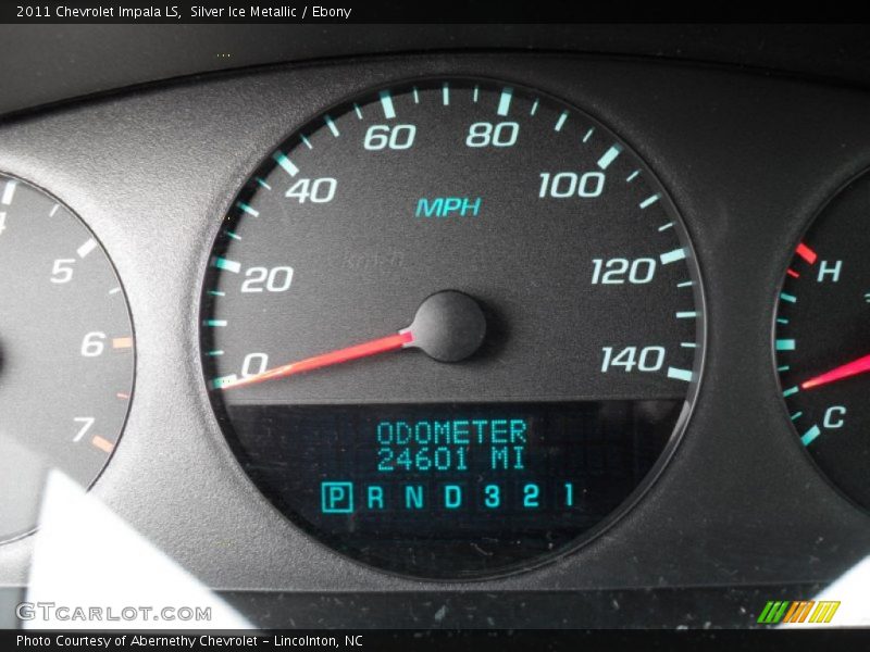 Silver Ice Metallic / Ebony 2011 Chevrolet Impala LS