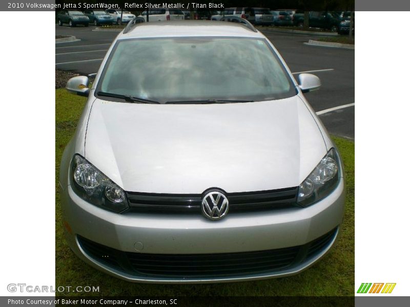 Reflex Silver Metallic / Titan Black 2010 Volkswagen Jetta S SportWagen