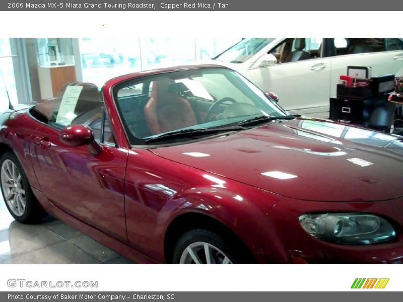 Copper Red Mica / Tan 2006 Mazda MX-5 Miata Grand Touring Roadster