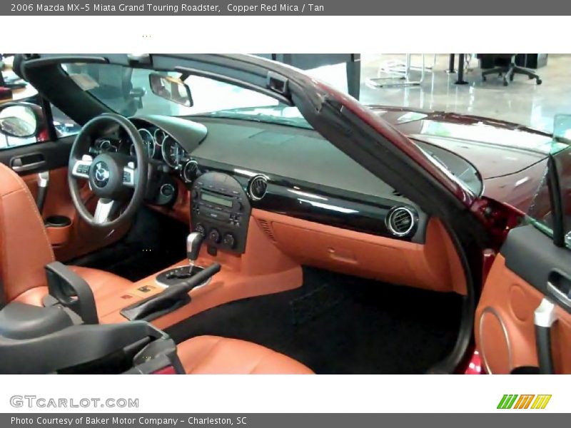 Copper Red Mica / Tan 2006 Mazda MX-5 Miata Grand Touring Roadster