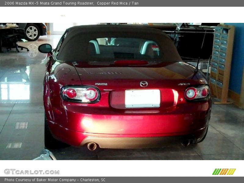 Copper Red Mica / Tan 2006 Mazda MX-5 Miata Grand Touring Roadster