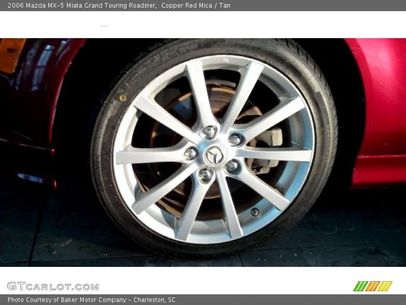 Copper Red Mica / Tan 2006 Mazda MX-5 Miata Grand Touring Roadster