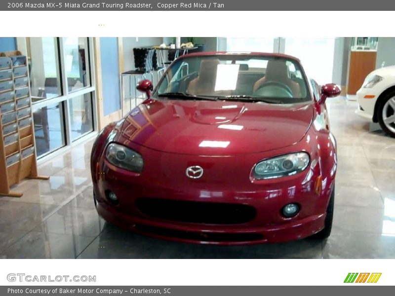 Copper Red Mica / Tan 2006 Mazda MX-5 Miata Grand Touring Roadster