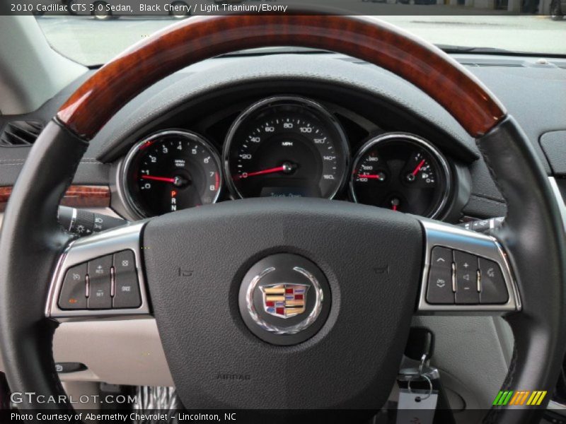 Black Cherry / Light Titanium/Ebony 2010 Cadillac CTS 3.0 Sedan