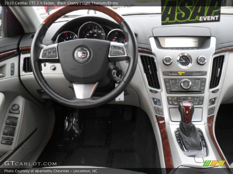 Black Cherry / Light Titanium/Ebony 2010 Cadillac CTS 3.0 Sedan