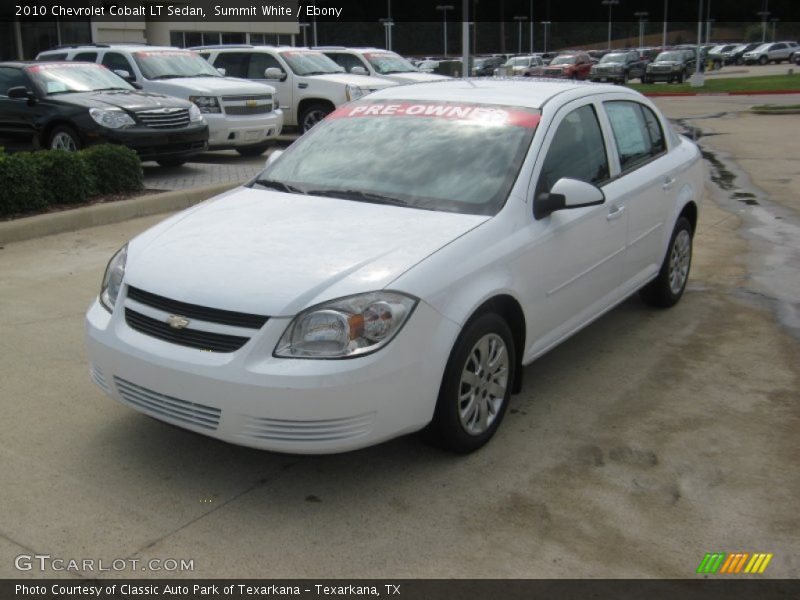 Summit White / Ebony 2010 Chevrolet Cobalt LT Sedan