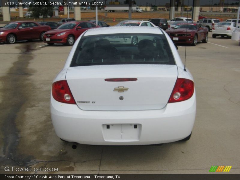 Summit White / Ebony 2010 Chevrolet Cobalt LT Sedan