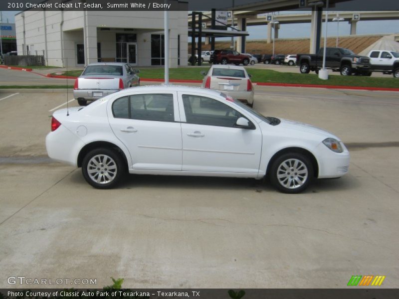 Summit White / Ebony 2010 Chevrolet Cobalt LT Sedan