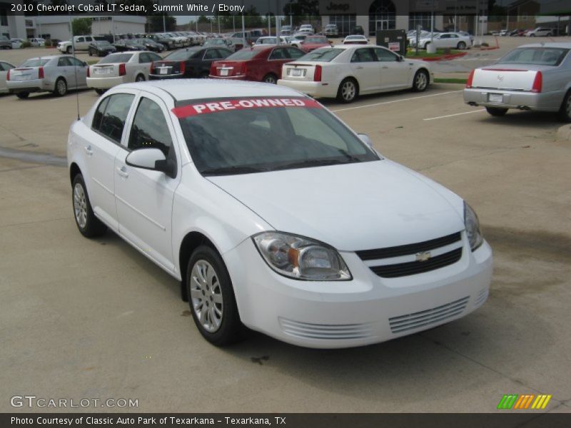 Summit White / Ebony 2010 Chevrolet Cobalt LT Sedan