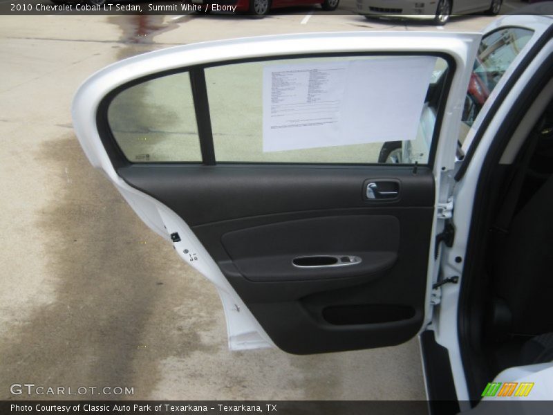 Summit White / Ebony 2010 Chevrolet Cobalt LT Sedan