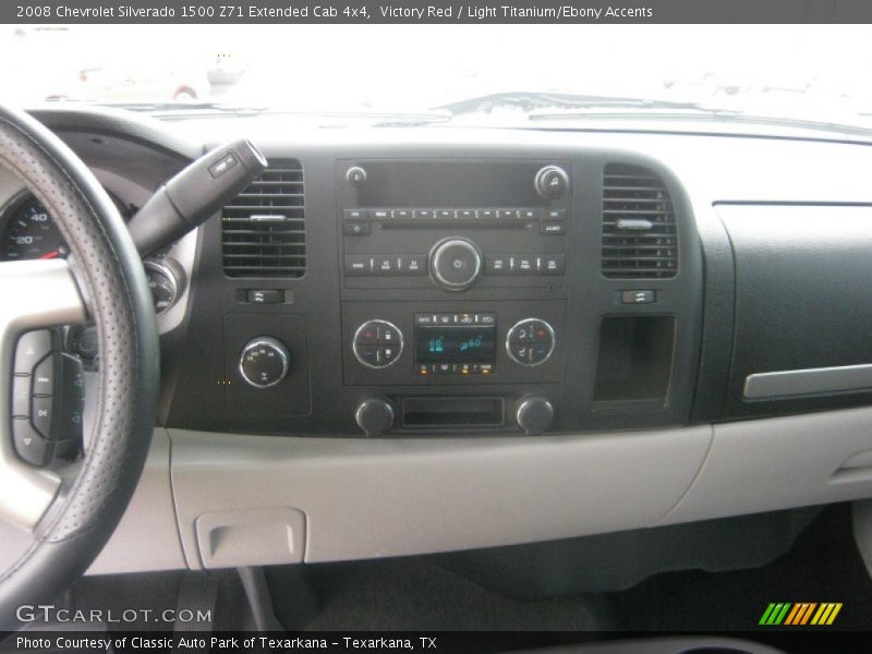 Victory Red / Light Titanium/Ebony Accents 2008 Chevrolet Silverado 1500 Z71 Extended Cab 4x4