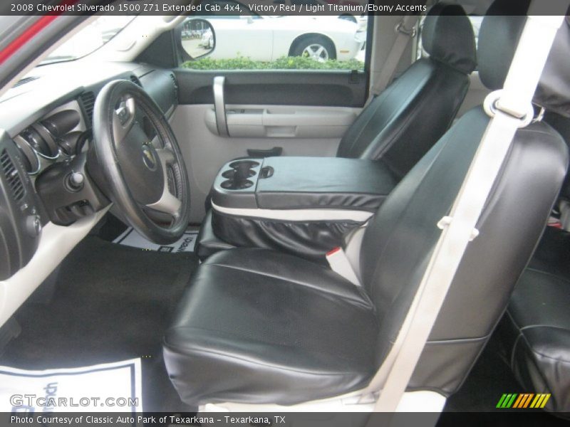 Victory Red / Light Titanium/Ebony Accents 2008 Chevrolet Silverado 1500 Z71 Extended Cab 4x4