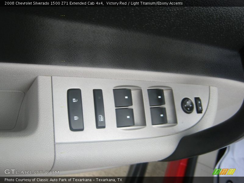 Victory Red / Light Titanium/Ebony Accents 2008 Chevrolet Silverado 1500 Z71 Extended Cab 4x4