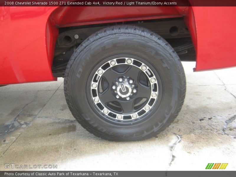 Custom Wheels of 2008 Silverado 1500 Z71 Extended Cab 4x4