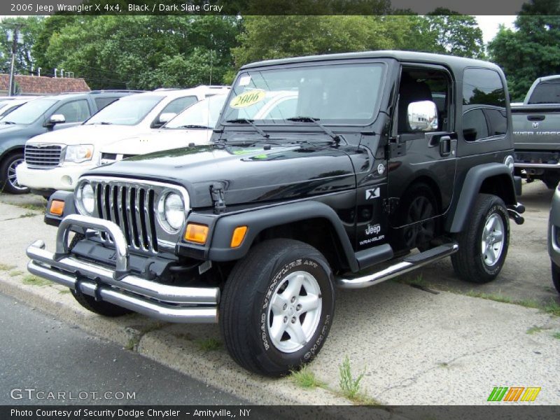 Black / Dark Slate Gray 2006 Jeep Wrangler X 4x4