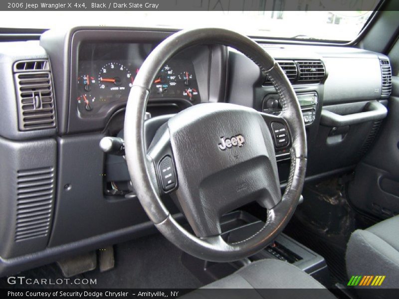 Black / Dark Slate Gray 2006 Jeep Wrangler X 4x4