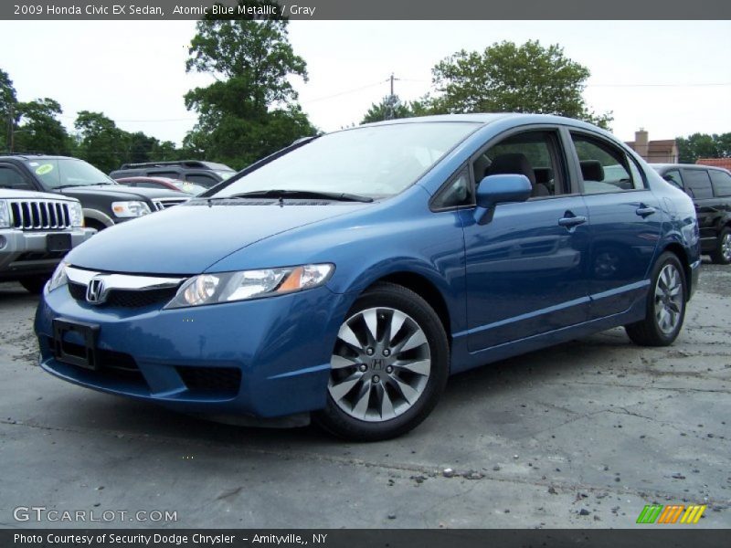 Front 3/4 View of 2009 Civic EX Sedan