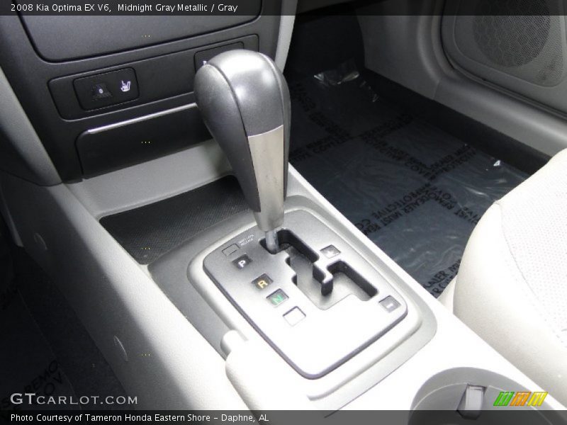Midnight Gray Metallic / Gray 2008 Kia Optima EX V6