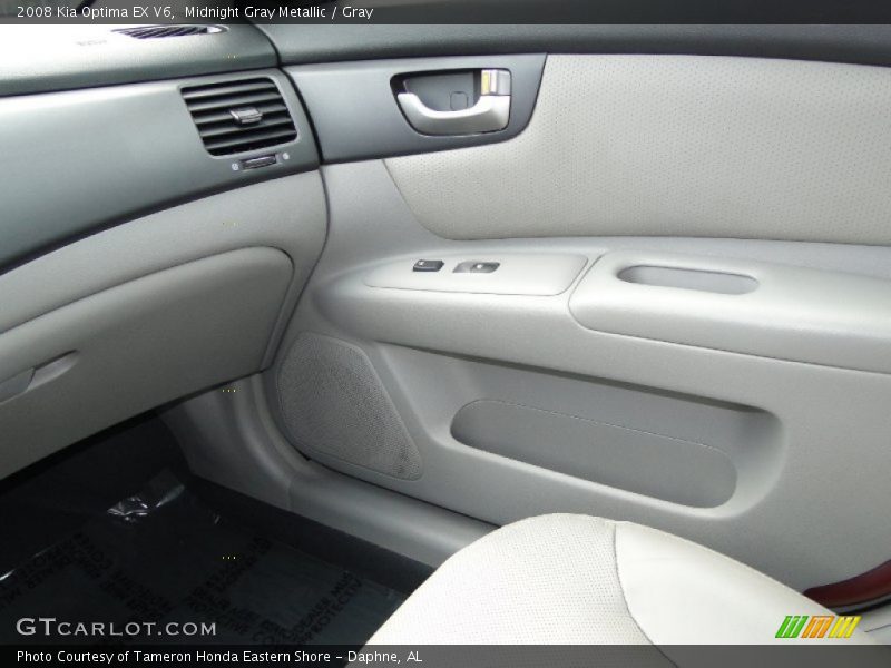 Midnight Gray Metallic / Gray 2008 Kia Optima EX V6